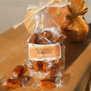 Caramels tendres au Miel et Beurre salé
