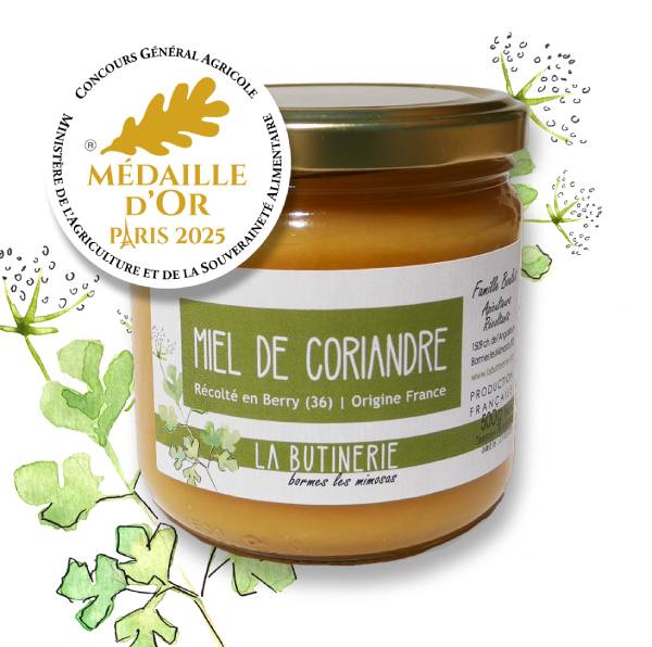 Miel de Coriandre médaille d'or