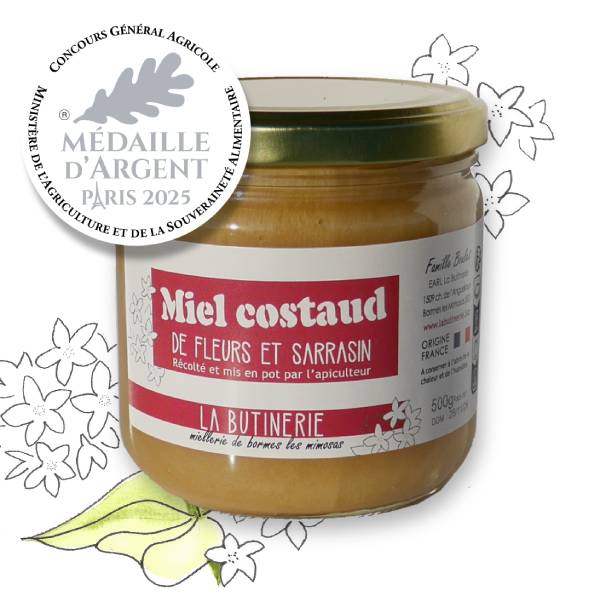 Miel Costaud médaille d'argent