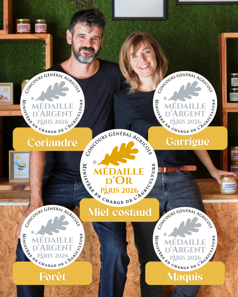You are currently viewing 5 médailles au Salon International de l&rsquo;Agriculture 2026 pour les miels de La Butinerie