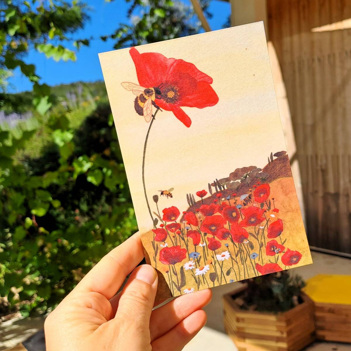 Cartes postales illustrées Zaza l'Abeille – Image 3