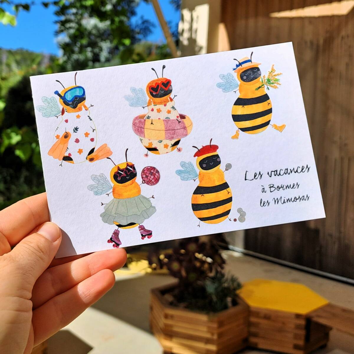 Cartes postales illustrées Zaza l'Abeille – Image 5