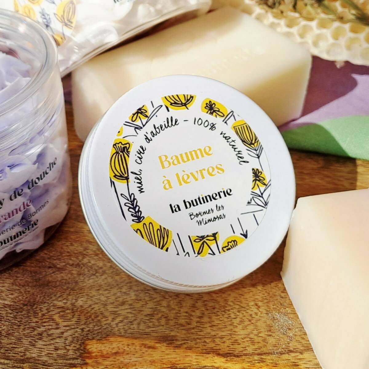 Baume à lèvres au miel